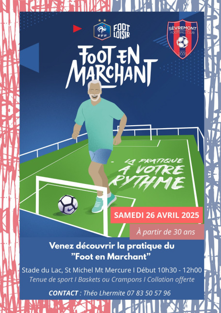 Foot en marchant